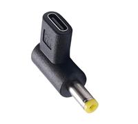 Limtula Adattatori alimentazione da USB C a 4, 8x1, 7 mm Convertitore caricatori 12V 20V per router portatile Adattatori USB C a luce LED per router