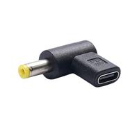 Limtula Adattatori alimentazione da USB C a 4, 8x1, 7 mm Convertitore caricatori 12V 20V per router portatile Adattatori USB C a luce LED per router