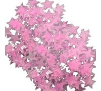 Limtula Adesivi fosforescenti a forma di stella per soffitto, 100 pezzi, 3D, a forma di stella, per cameretta dei bambini, decalcomania fluorescente fluorescente