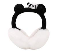 Limtula Adorabili cuffie antirumore a forma panda per donne e ragazze Protezioni per le orecchie regolabili e pieghevoli per riporre facilmente l ' equipaggiamento invernale