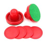 Limtula Air Hockey Pusher e dischi di ricambio per tavoli da gioco Grandi maniglie per obiettivi Paddles accessori di ricambio accessori da tavolo Set di ricambio