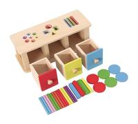 Limtula Aiuto per l ' apprendimento per l ' ordinamento dei Colori della Forma con Scatola Monete per la Crescita cognitiva dei Bambini e Gioco Pratico per Le abilità motorie dei Bambini