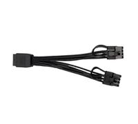 Limtula Alta Corrente 12+4Pin A Doppio 6+2 Pin GPU Power Splitter Cavo Con Filo Rinforzato Per ATX3.0 PCIe 5.0 Sistemi Alta Efficienza GPU Connettori di Alimentazione PVC