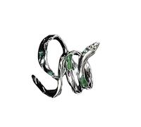 Limtula Anelli unici del polsino dei serpenti della lega con i disegni intricati dell'artigianato per i rifornimenti del partito e l'usura di festival