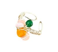 Limtula artigianali con perline intrecciate realizzati con minerali naturali da dito leggeri e alla Accessorio per incontri appuntamenti Gioielli in pietra naturale