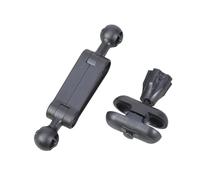 Limtula Asta prolunga adatta per supporti per telefono per veicoli da 17 mm Supporto per estensione del supporto per telefono con montaggio cruscotto con design rotazione 360 gradi