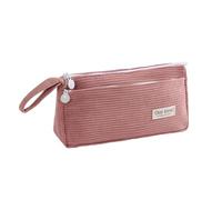 Limtula Astuccio con 2 scomparti per studenti adulti Organizzatori per penne capacità Astucci per matite Borsa per trucchi da viaggio Borsa da viaggio