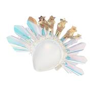 Limtula Banca Testa Illuminata Ricaricabile Per Le Donne Con Motivi Lampeggianti Dinamici E Temi Del Partito Cellophane Che Illumina Le Fasce Per Donne
