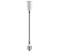 Limtula Base da E27 a E27 Prolunga a Collo Cigno Convertitore Adattatore Vite Presa Prolunga Lampada Portalampada 16-60 cm