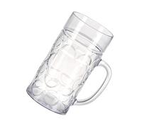 Limtula Boccali da birra con in plastomero trasparente Disegni classici con Boccali da birra Tazze lavabili in lavastoviglie Congelatori Vetrerie in vetro sicure