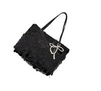 Limtula Borsa a mano con paillettes glitterate capacità Borse a tracolla alla Borsa a mano con chiusura magnetica per lo shopping Borsa a mano alla da spiaggia