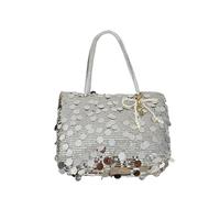 Limtula Borsa a mano con paillettes glitterate capacità Borse a tracolla alla Borsa a mano con chiusura magnetica per lo shopping Borsa a mano alla da spiaggia