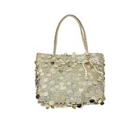 Limtula Borsa a mano con paillettes glitterate capacità Borse a tracolla alla Borsa a mano con chiusura magnetica per lo shopping Borsa a mano alla da spiaggia