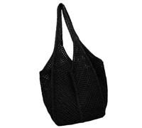 Limtula Borsa a rete per donna Borsa da spiaggia lavorata a maglia all ' uncinetto con borsa a tracolla capacità Borsa da spiaggia lavorata a maglia sotto le ascelle