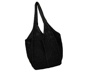 Limtula Borsa a rete per donna Borsa da spiaggia lavorata a maglia all ' uncinetto con borsa a tracolla capacità Borsa da spiaggia lavorata a maglia sotto le ascelle