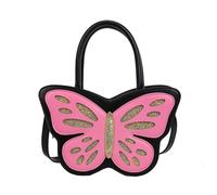 Limtula borsa a tracolla Borsa a tracolla in pelle PU Borsa estetica Borsa a tracolla a forma farfalla Shopping Donna a forma farfalla Tendenza a tracolla in pelle Pu