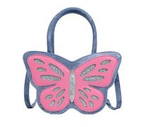 Limtula borsa a tracolla Borsa a tracolla in pelle PU Borsa estetica Borsa a tracolla a forma farfalla Shopping Donna a forma farfalla Tendenza a tracolla in pelle Pu