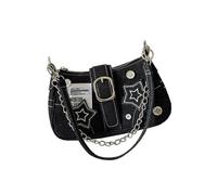 Limtula Borsa a tracolla con stella Catena per ascelle Shopping per appuntamenti Borsa estetica Ascellare tutto abbinato per le donne quotidiane Stella Ascella Jeans sotto le ascelle
