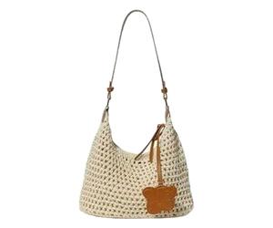 Limtula Borsa a tracolla fatta a mano per borsa a secchiello casual da donna alla adatta per feste in spiaggia e gite quotidiane per lo shopping in città