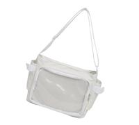 Limtula Borsa a tracolla in PVC capacità Borsa a tracolla con display trasparente per badge per fan degli anime e tracolla in PVC per giovani della