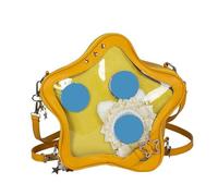 Limtula Borsa a tracolla zaino Itabag in pelle PU spilla con display Borse a tracolla a forma stella Cartelle per spalla a tracolla da donna