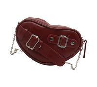 Limtula Borsa Borsa a tracolla alla Telefono a tracolla a forma cuore Messaggeri in pelle PU per pendolarismo alla Messaggeri a forma cuore per donna