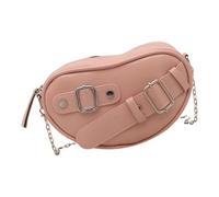 Limtula Borsa Borsa a tracolla alla Telefono a tracolla a forma cuore Messaggeri in pelle PU per pendolarismo alla Messaggeri a forma cuore per donna
