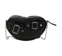 Limtula Borsa Borsa a tracolla alla Telefono a tracolla a forma cuore Messaggeri in pelle PU per pendolarismo alla Messaggeri a forma cuore per donna