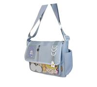Limtula Borsa in nylon alla in stile scolastico giapponese per appassionati anime Borsa a tracolla pratica e spaziosa per cosplay
