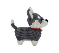 Limtula Borsa intrecciata a mano all'uncinetto non finita fatta a mano per bambole fatte a mano filato per cani amico starter uncinetto per adulti