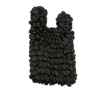 Limtula Borsa Magica Espandibile Shopping Bag Riutilizzabile Drogheria Elastico Pieghevole Grande Capacità Verdura Per La Casa Magie Stretch Portatile Pieghettato Shopping Stretch Per Viaggi, Nero