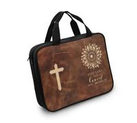 Limtula Borsa Organizer per Servizi Croci Ricamate Custodia multitasca Impermeabile per pastori e Borsa Organizer per la conservazione della Bibbia della congregazione