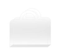 Limtula Borsa per fiori trasparente con manico Borsa comoda elegante per la spesa e la fioriera per baby shower