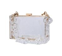 Limtula Borsa trasparente alla per amanti delle feste Borsa a tracolla Porta i tuoi oggetti con stile alle riunioni sociali Moderna pochette per feste