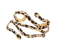 Limtula Bracciale a forma serpente con polsino in metallo, regolabile, con stampa leopardata, con apertura, per feste, gioielli per corpo per setter, accessorio da polso alla