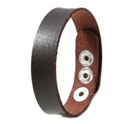 Limtula Bracciale con chiusura scorrevole Morbida pelle PU Adatto a circonferenza del polso 14-22 cm Elegante braccialetto minimalista con chiusura scorrevole
