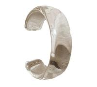 Limtula Bracciale rigido moderno geometrico in acrilico per donna, gioielli strutturati leggeri per l ' uso quotidiano e per le feste Bracciale da donna forma irregolare