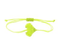 Limtula Braccialetti intrecciati con spago d'amore, realizzati artigianalmente, design a cuore, comodi gioielli unisex per coppie, da indossare tutti i giorni, catena da polso facile da usare, Misura