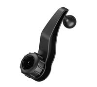 Limtula Braccio prolunga con giunto rotante Adattatore per asta prolunga con staffa per testa da 17 mm per estensione ' impugnatura regolabile del supporto del telefono con presa d ' per auto