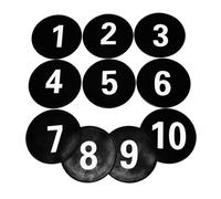 Limtula Calcio Non Colpi Non Colpisci I Marcatori Footworks Che Allenano Tappetino Tappetino Riferimento Punti per Pavimenti Numerati Marcatori Calcio Dist Dischi da Slip