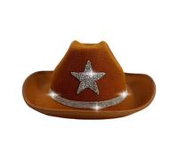 Limtula Cappelli da cowboy con per ragazzi e ragazze, copricapo occidentale leggero per cosplay e vacanze per bambini Cappello occidentale con Cappello da cowboy decorato