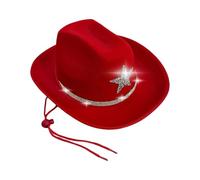 Limtula Cappelli da cowboy con per ragazzi e ragazze, copricapo occidentale leggero per cosplay e vacanze per bambini Cappello occidentale con Cappello da cowboy decorato