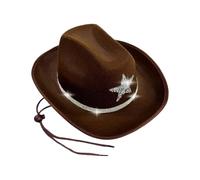 Limtula Cappelli da cowboy con per ragazzi e ragazze, copricapo occidentale leggero per cosplay e vacanze per bambini Cappello occidentale con Cappello da cowboy decorato