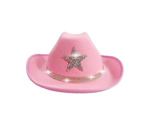 Limtula Cappelli da cowboy con per ragazzi e ragazze, copricapo occidentale leggero per cosplay e vacanze per bambini Cappello occidentale con Cappello da cowboy decorato