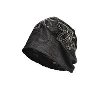 Limtula Cappello a Cuffia con Fiori Cappello da Viaggio per pendolari Essenziale Poliestere Traspirante Cappello Comodo per Le Donne Indossare Tutti i Giorni all ' Uncinetto Traspirante