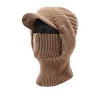 Limtula Cappello da Cacciatore Cappello Colbacco Addensato, Brown