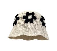 Limtula Cappello da Pescatore da Campeggio Resistente all ' Uncinetto da Donna Cappello da Pescatore da Campeggio Primaverile con Motivo Floreale per Fidanzata Pescatore per Donna