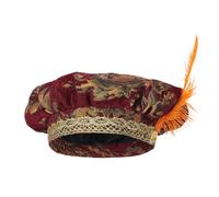 Limtula Cappello medievale Cappello rinascimentale Costume cosplay Halloween Cappelli da muffin Rinascimento Tudors Berretto Minstrels Costume Cappelli