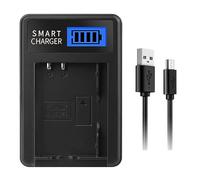 Limtula Caricatore Singolo Ricambio per Display LCD Portatile EN-EL20 per 1 Batteria per Fotocamera AW1 J1 J2 J3 J4 PM006 Caricatore LCD Batteria per Fotocamera Portatile