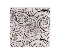 Limtula Cartelle per goffratura Modello in plastica Trasparente Stencil con Cornice a Spirale per Carta Carta Fai da Te Scrapbooking Decorazioni per Album Artigianali Cartella per goffratura